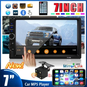 Double 2DIN Bluetooth Car Radio Stereo 7 Inch FM USB/MP5 Player Touch Screen TF - Picture 1 of 13