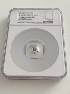 2015 Cook Islands .999 Silver COIN Space Time Continuum NGC PF69 -- won 2 awards - Picture 1 of 4