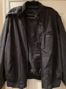 Vintage Members Only Jacket Mens Size 44L Navy Bomber