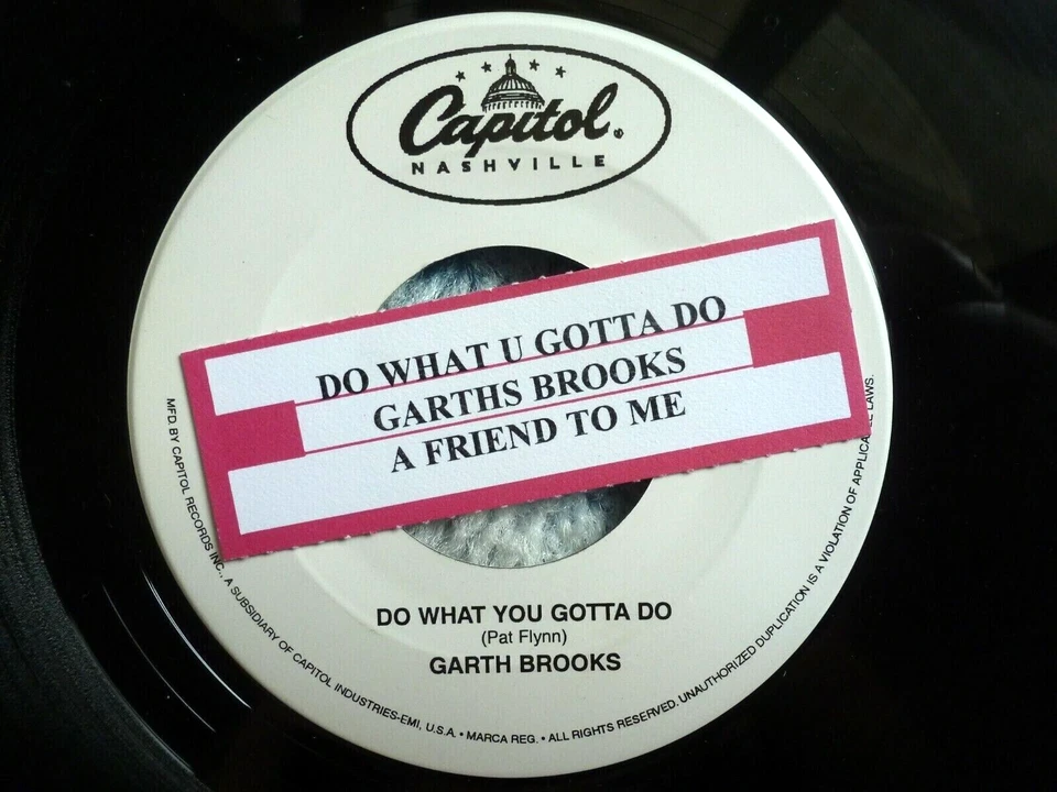 GARTH BROOKS 45 RPM 7" - Do What You Gotta Do W/TITLE STRIP - Image 1 of 1