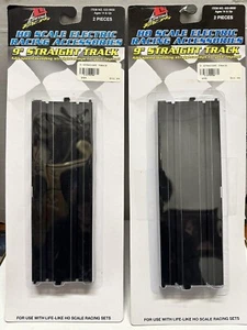 LIFE-LIKE RACING - FOUR 9" Straight Track HO Scale #433-9930 NEW - Picture 1 of 1