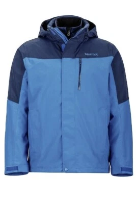NEW Marmot Men's Citadel 3-in-1 Component Jacket Size M, Choice of Gray or Blue - Image 1 of 4