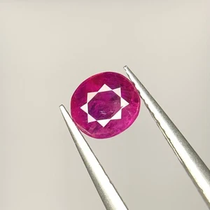 0.95 carat Natural Ruby Gemstone Purplish Red from Afghanistan - Picture 1 of 10