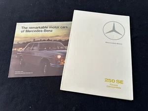 1966-1967 Mercedes Benz 250SE Coupe Conv Sales Brochure 250 SE W111 Catalog Set - Picture 1 of 15