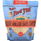 Bob's Red Mill Gluten Free Organic Quick Cooking Rolled Oats 28 oz Pkg