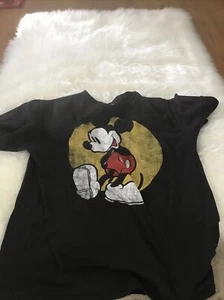 Disney Herren Mickey Mouse Retro Distressed Print Shirt Gebraucht XL / EG / TG - Bild 1 von 2
