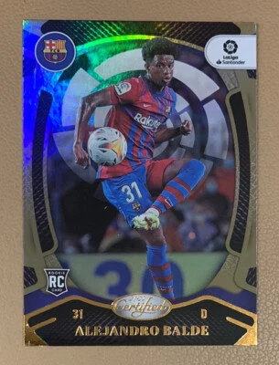 2021-22 Chronicles ALEJANDRO BALDE #152 Certified HOLO FOIL Rookie RC Barcelona - Image 1 of 2