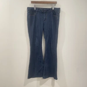 Old Navy Blue Denim Jeans Pants Button Back Pockets Size 10 Regular - Picture 1 of 9