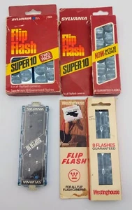 Vintage Sylvania Blue Dot Flip Flash Super 10 Westinghouse Five Arrays 43 Flash - Picture 1 of 1