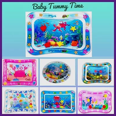 Inflatable Play Mat Baby Shower Water Play Mat Infant Tummy Time Toy XMas Gift • 5£