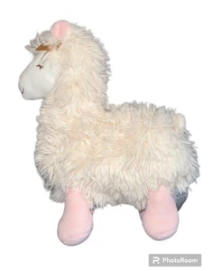 Carters Just One You Llama Plush Stuffed Animal Baby Toy Cream Pink Alpaca Lovey - Picture 1 of 2