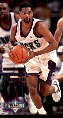 1994-95 NBA Jam Session LEE MAYBERRY Milwaukee Bucks #107 - Image 1 of 2