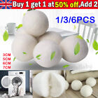3/6X Large Reusable Wool Tumble Dryer Ball Natural Laundry Pactical Clean Set UK