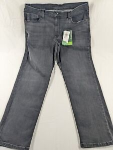 NEW L.L Bean 35x29 True to size Standard Fit Gray  Denim 1912 Blue Jeans Dark 