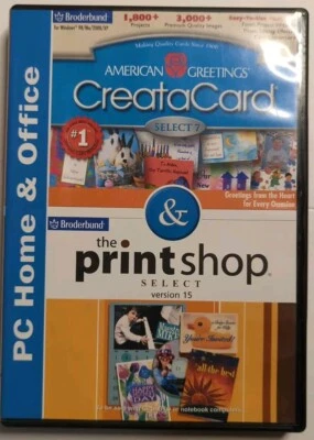 AMERICAN GREETINGS CREATACARD SELECT 7 & PRINTSHOP SELECT VERSION 15 (Inv10284) - Image 1 of 3