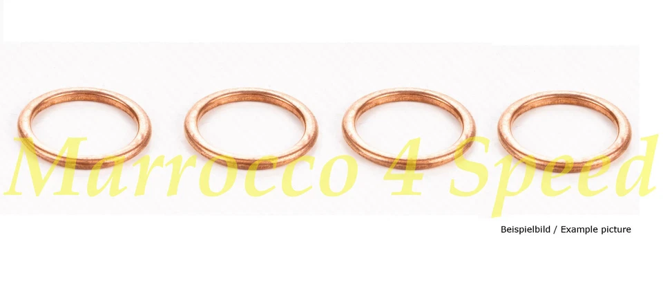 Juego de 4 juntas colector de escape Honda VF 750 F V45 Interceptor 1983-1985 Foto 1 de 1