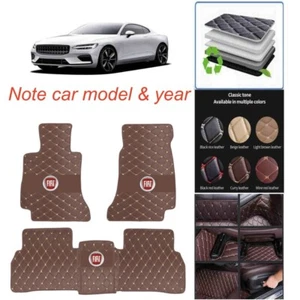 For Fiat 500 500X 500L All Models Car Floor Mats Carpet Waterproof Luxury Custom - Imagen 1 de 20
