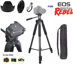 72" TRIPOD CASE LENS HOOD CAP FOR CANON EOS REBEL T1 T2 T3 T4 T5 T6 T7 XT XS - Picture 1 of 5