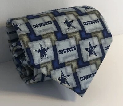 Corbata de cuello NFL Dallas Cowboys. 100% seda. Eagles Wings Foto 1 de 4