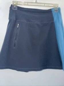 Athleta Fairway Pleated Skort Size XS Blue Gray Tennis Pickleball Golf - Foto 1 di 6