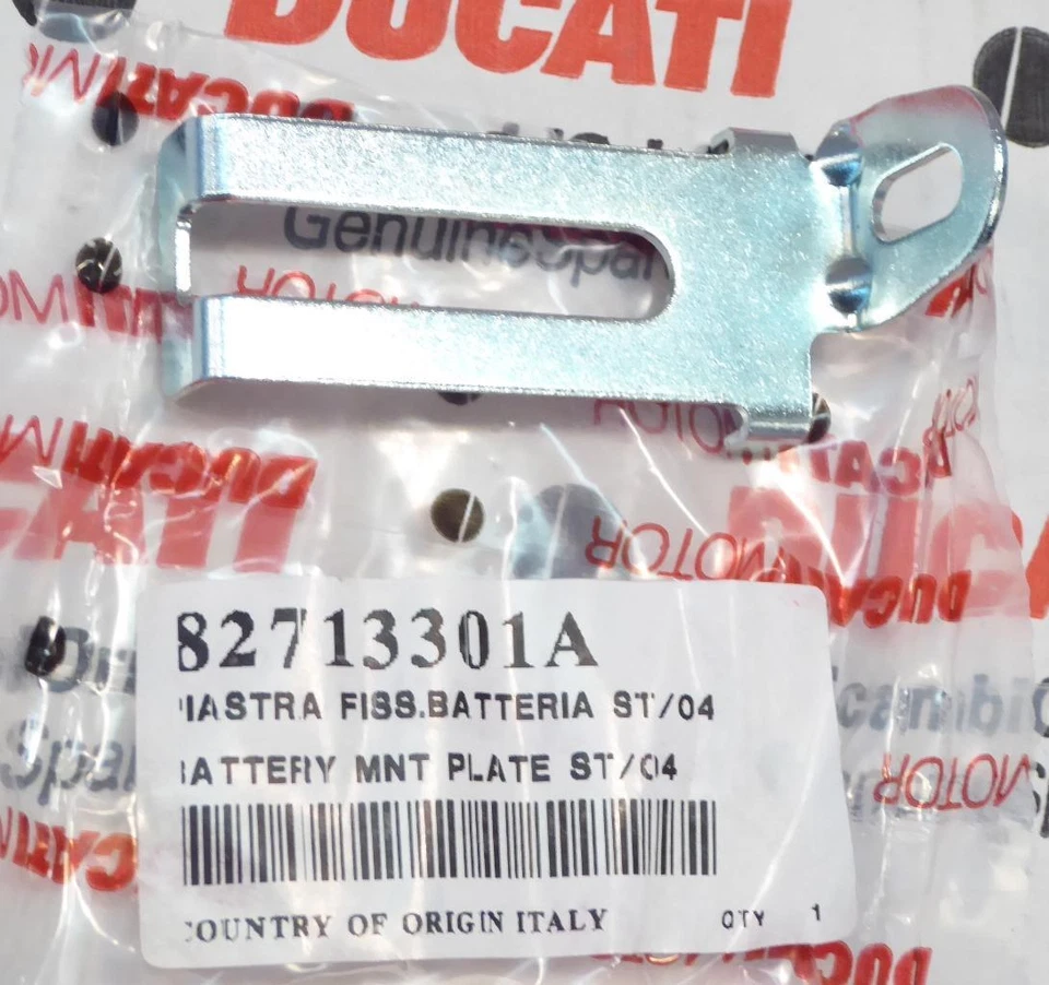 2004-2007 Ducati ST3 ST4 starter relay mount plate on battery box 82713301A -B - Image 1 of 1