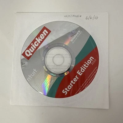 Intuit Quicken 2010 Starter Edition Software Disc for Windows XP/Vista/7 - Image 1 of 4