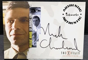 2005 Inkworks The X-Files Connections Autograph A-10 Nick Chinlund as Donnie - Picture 1 of 7