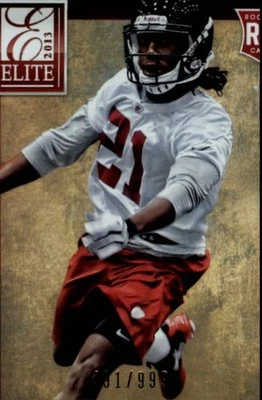 2013 Elite #128 Desmond Trufant RC/999 - FB - Image 1 of 2