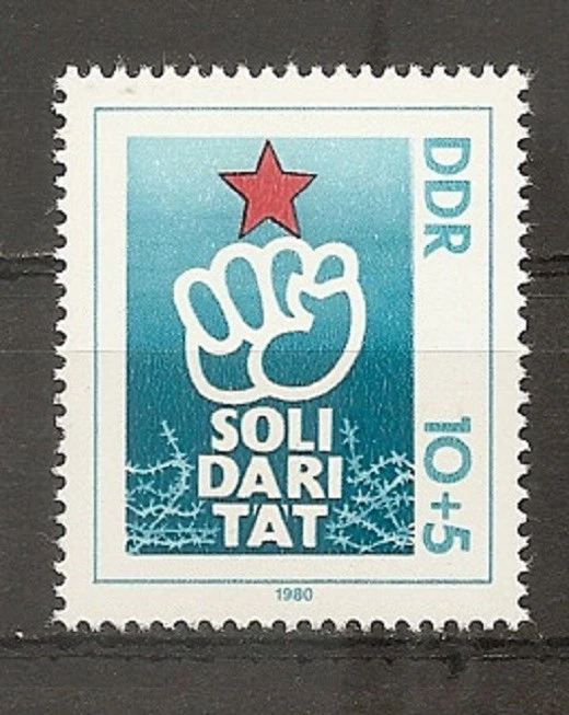 GDR 1980 Semipostal International Solidarity MNH Scott#B193 - Image 1 of 1
