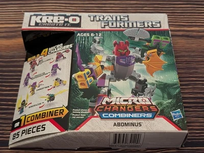 KRE-O TRANSFORMERS ABOMINUS MICRO CHANGERS COMBINERS FIGURE SET 2013 Hasbro New - Image 1 of 2