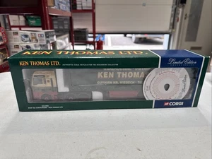 CORGI CC13403 MAN TGA LATO TENDA - KEN THOMAS LTD SCALA 1:50 NUOVO CON SCATOLA - Foto 1 di 5