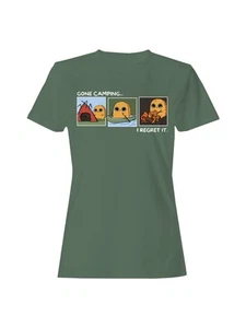 Offiziell lizenziertes Sad Nuggie Camping Damen T-Shirt - Bild 1 von 6