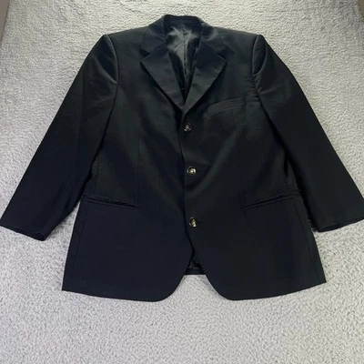 Chaqueta Hugo Boss Hombre 50 Negra Da Vinci Blazer Loro Piana Tela Super 110's Lana Foto 1 de 4