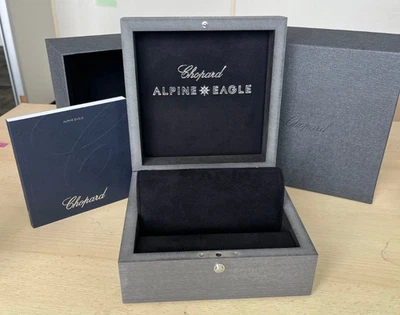 GENUINE CHOPARD ALPINE EAGLE  WATCH BOX SET WITH INSTRUCTIONS MANUAL MP604 - Image 1 of 4