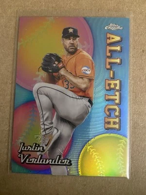 2024 Topps Chrome Justin Verlander All-Etch #CAE-12 Astros - Image 1 of 2