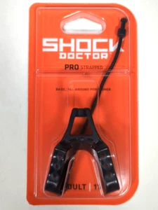 Shock Doctor Pro Strapped Mouth Guard Black Basic All Around Performance Age 11+ - Picture 1 of 8