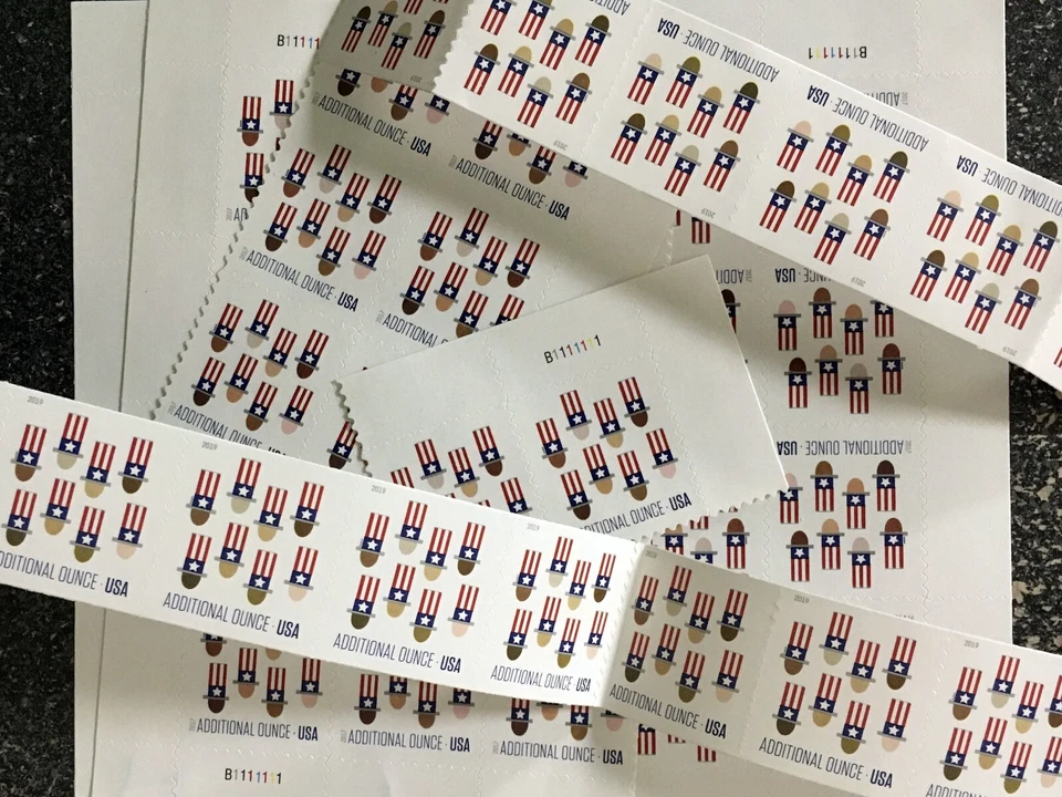 2017-19USA Additional Oz #5174-5341 Uncle Sam's Hat - Various Length Strips (50) - Image 1 of 1