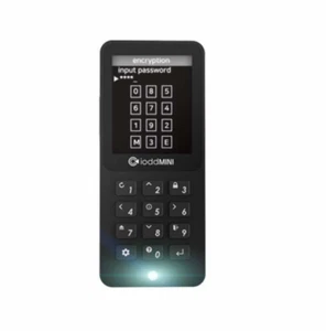 [IODD] Mini 256GB SSD M.2  USB 3.0256-bit Encryption External Hard Made in Korea - Afbeelding 1 van 2