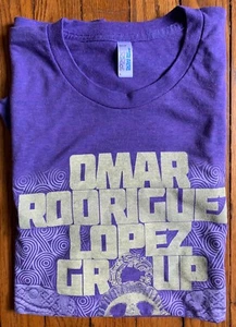 MARS VOLTA Omar Rodirguez Lopez Group concert Adult Large purple T-Shirt 2010 - Picture 1 of 3