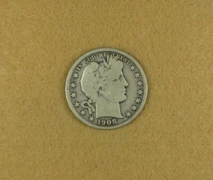 C1701 United States, Silver Half Dollar, 1908D - Picture 1 of 2