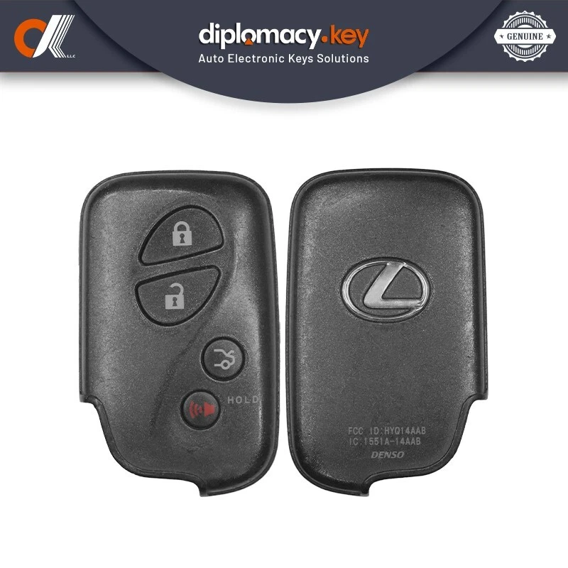 Genuine Used Lexus ES IS GS LS 2006-2008 Smart Key 4 Buttons 315MHz 89904-30270 - Image 1 of 1