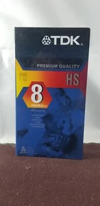 Brand New TDK T-160 HS Premium Quality Blank Video VHS Tape 8 Hours  Factory Sld - Picture 1 of 4