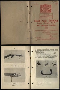 1944 Guerra Oficina Entrenamiento La Máquina Mosquetón, Vol1 Folleto No21 Hogar - Picture 1 of 1