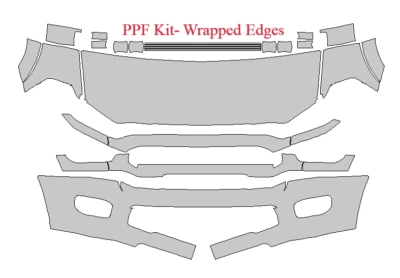 Kit de película de protección de pintura RAM 2500 Laramie Longhorn Limited 2019-2024 Foto 1 de 4