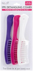 Detangling Combs (Pack of 3) - Picture 1 of 12