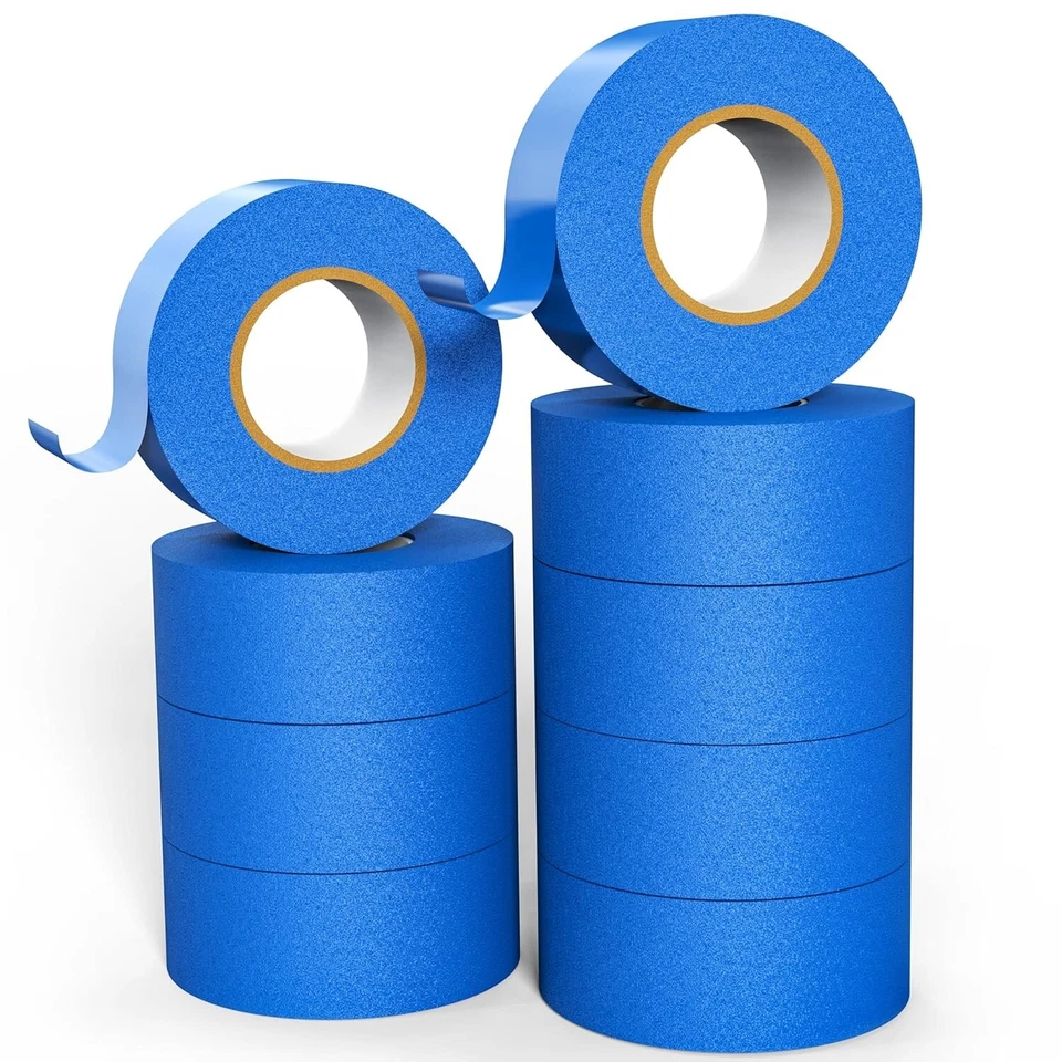72 Rolls Blue Painters Masking Tape, 2 Inch x 60 Yards 5.5 Mil, Walls Painting - Image 1 of 4