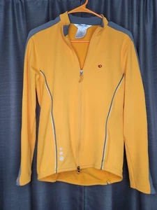 Pearl Izumi Women's Jersey L Large Yellow Orange Full Zip Long Sleeve 2007 - Picture 1 of 9