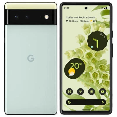 Google Pixel 6 - 128GB - Sorta Seafoam (Unlocked) - Faulty Proximity Sensor - Image 1 of 4