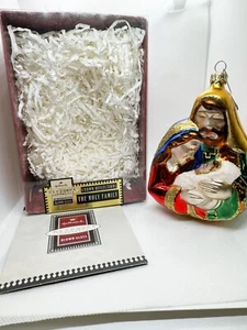 Hallmark Christmas Ornament The Holy Family 1999 Keepsake Crown Reflections - Picture 1 of 11