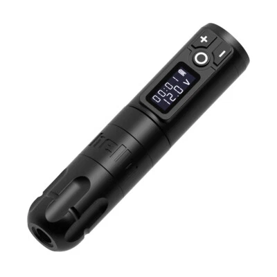 CHUSE Wireless Tattoo Maschine Rotary Pen Set Battery Nadeln Silikongriff RCA Adapter